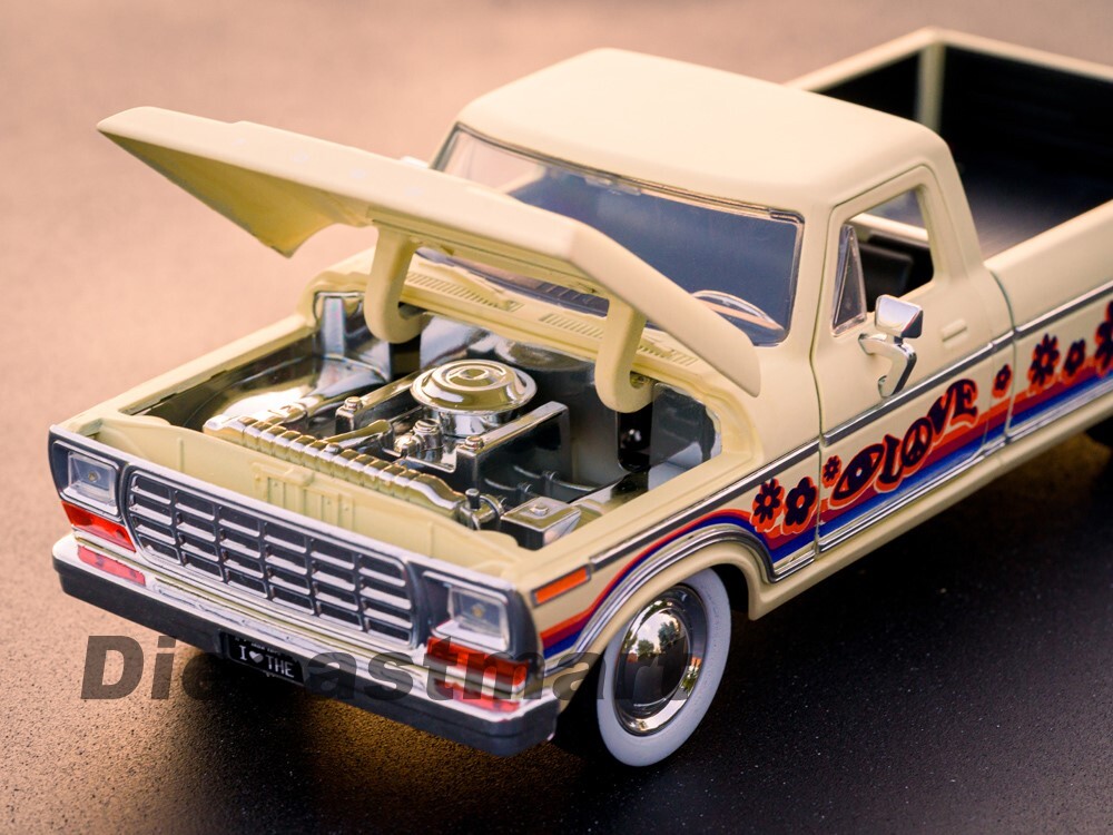 Jada 1:24 I Love The 70'S 1979 Ford F-150 Pick up Truck Diecast