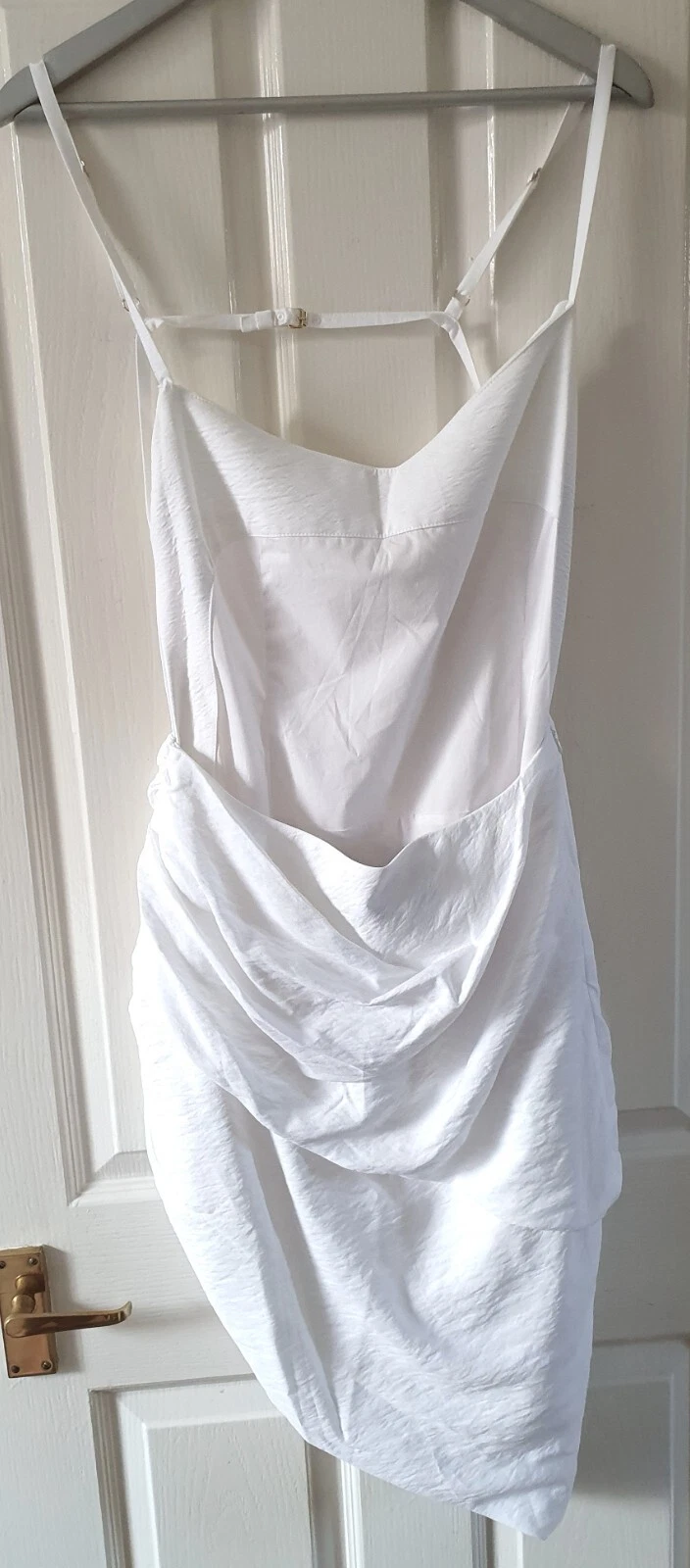 Jacquemus Mini Abito La Robe Saudade NUOVO Taglia 42 FR 14 UK 10 US Bianco