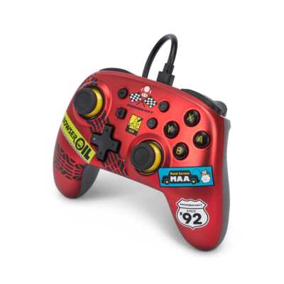 PowerA Controller wired - NANO Mario Kart Racer Red - Nintendo Switch - Neu