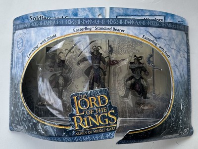 NEW Lord Of The Rings EASTERLING WARRIORS ARMIES OF MIDDLE EARTH 3 Pack DAMAGED