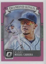 2016 Panini Donruss Optic Diamond Kings Pink Miguel Cabrera #10 0e3