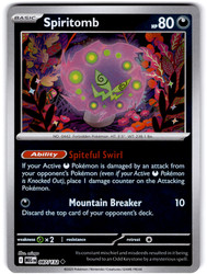 Spiritomb 087/132 Pokeween 2025 Reverse Holo Promo