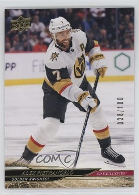 2024-25 Upper Deck Series 1 Exclusives 38/100 Alex Pietrangelo #185 1h81