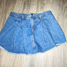 Levi Strauss Co. Girls Size 12 Blue Cotton Denim Skort Regular Fit