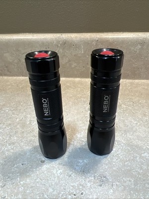 Nebo LED Flashlights (2) with Protec Shotgun clamp (1)