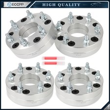 4 Pcs 2" 5x114.3 to 6x135 Wheel Adapters 12x1.5 For Honda 5 Lug Convert to 6 Lug