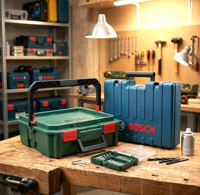 BOSCH SystemBox S & Transportkoffer GWS 11-125 CIH Werkzeugkoffer Set
