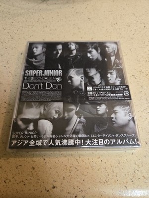SUPER JUNIOR / The SECOND ALBUM Don't Don CD + DVD Japan New