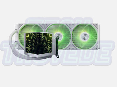 TRYX STAGE Shadow Realm 360 ARGB CPU Cooler Dual 4'' Screen Water-cooled