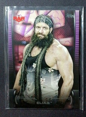2021 Topps WWE Undisputed - Elias #11 Purple /99