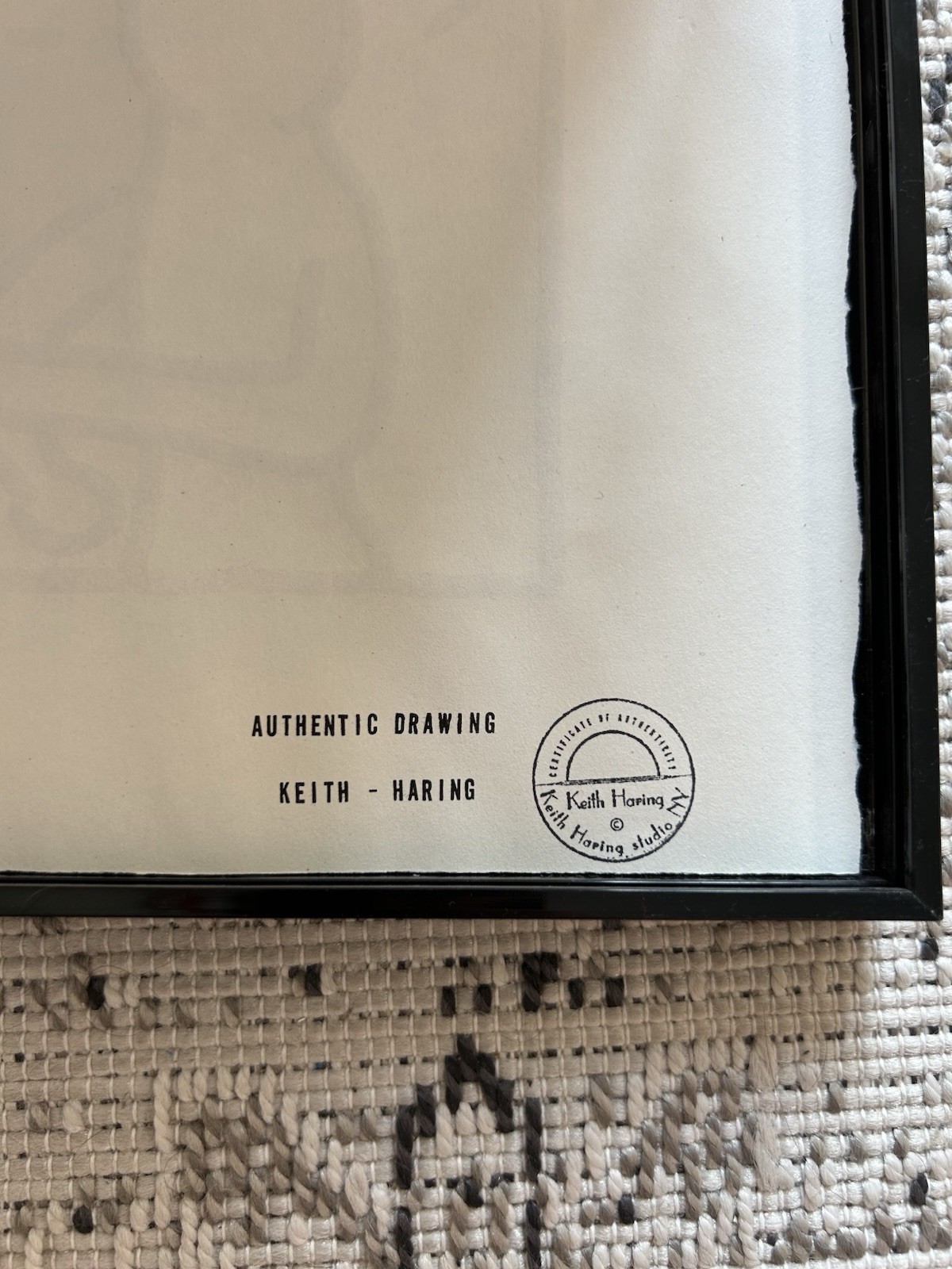 Keith Haring (1958-1990) - Signed Authentic Drawing - Untitled, 1981