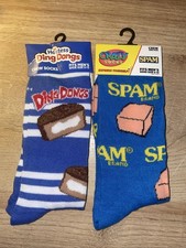 TV Movie Sox Crazy Socks Mens Size 6-12 Crew Socks Novelty Gift Gag Funny