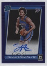 2021 Donruss Optic Purple Prizm Signatures Jeremiah Robinson-Earl #170 Auto 0m89