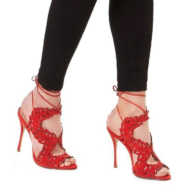 Women Kurt Geiger Heels Coral Suede 39