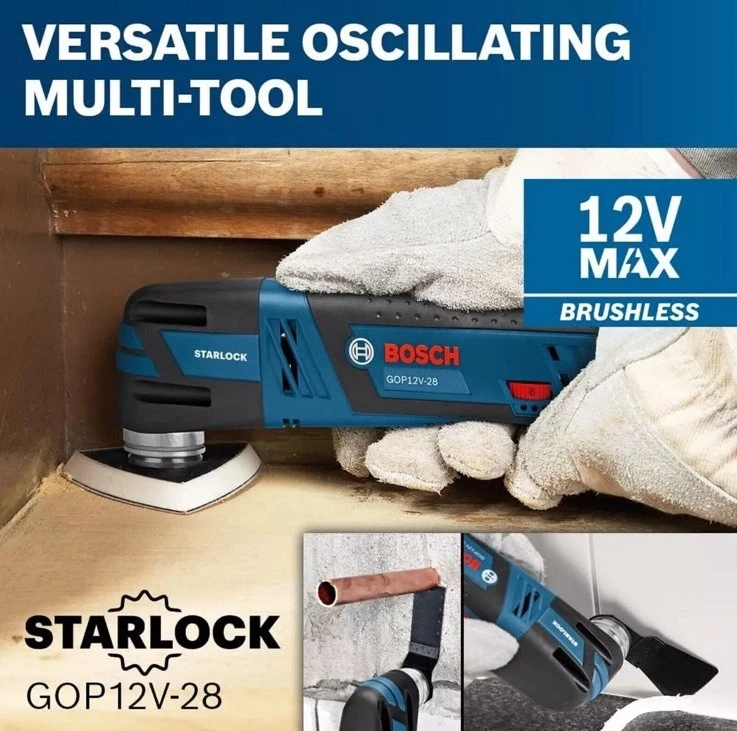 Bosch Professional GOP 12V-28 12v Brushless Multi Tool Cutter (Body Only) - Image 4 of 4