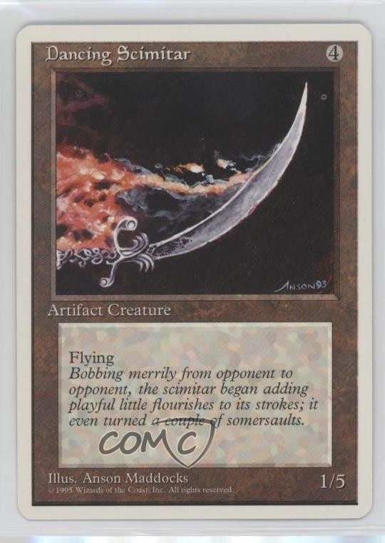 Dancing Scimitar Magic: 4th Edition 1995