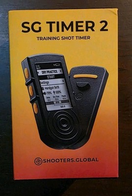 NEW! Shooters Global SG Timer 2 Shot Timer | Magnetic Clip | Authorized Dealer