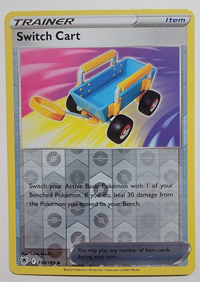 Switch Cart 154/189 Reverse Holo Near Mint  B2G1 Coupon  NM Pokemon
