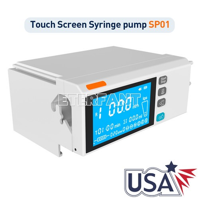 #ad Syringe Pump 4.3 Inch Color Touch Screen Stackable Design Medical Lab Use $258.29
