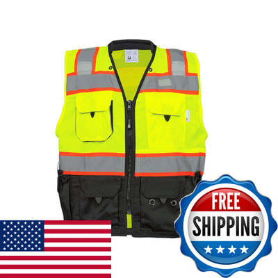 Global Glove Ggs High Visibility Safety Vest - Lightweight Yet Durable