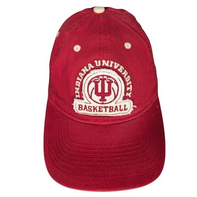 Adidas Indiana University Hoosiers Basketball Red Baseball Cap LXL