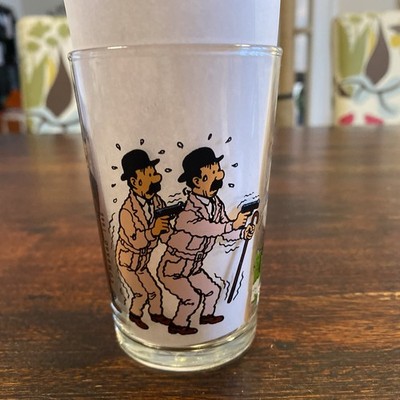 Tim And Struppi Dinnerware - Lombard - Small Glass 1986 Schultze And Schulze