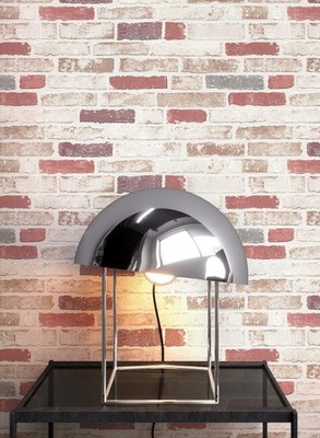 NEWROOM Vliestapete Beige Steinoptik Industrial Backstein Wohnzimmer Loft