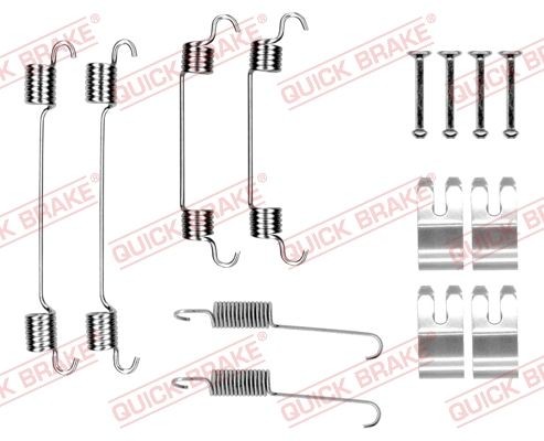 Quick Brake ZubehöRsatz, Bremsbacken 105-0076 Passend FüR Nissan Renault-image