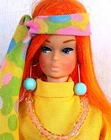 VINTAGE BARBIE MATTEL FASHION QUEEN #871 RARE CARROT SHADE WIG FAB MUST HAVE!✌️