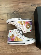 Converse All Star Chuck Taylor Sweet Scoops Youth Size 1 High Tops Rainbow