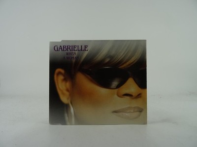 GABRIELLE WHEN A WOMAN (A4) 3 Track CD Single including Picture Sleeve GO BEAT