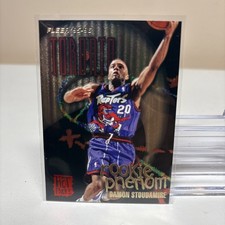 1995-96 Fleer Rookie Phenoms Hot Pack Basketball Card #8 Damon Stoudamire. rookie card picture