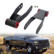 Lift Shackles Pair For 1997-2003 Dodge Durango Rear Adjustable 2 Leveling Kit