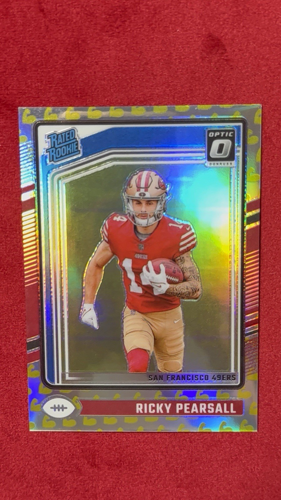 2024 Panini Donruss Optic Rated Rookie Ricky Pearsall #284 Flex Prizm /149 (RC)