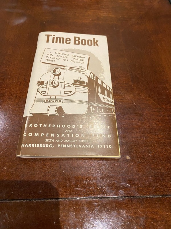 Railroad Time Book 1965 Historical Brotherhood Relief