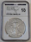 2021(P) EAGLE $1 HERALDIC EAGLE T-1 EMERGENCY PRODUCTION ER NGCX 10 SKU 262-404