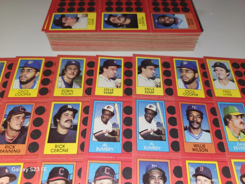 1981 Topps Baseball Scratch Off Card Lot Of 100+ Unused And Excellent Condition - Image 4 of 4
