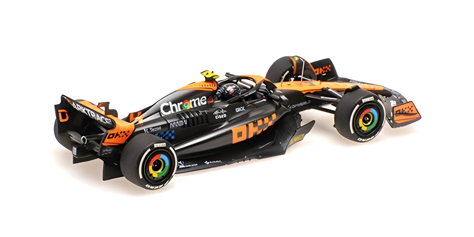 Minichamps 1:43 McLAREN MCL60 LANDO NORRIS 2ND SINGAPORE GP 2023 - 537235904 - Immagine 3 di 3