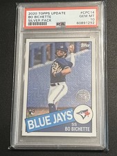 2020 TOPPS UPDATE SILVER PACK 1985 CHROME PROMO BO BICHETTE RC #14 ROOKIE PSA 10