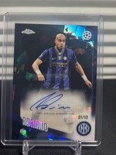 2025-26 Topps Chrome Sapphire UEFA Club Competitions Adriano Auto Black /10