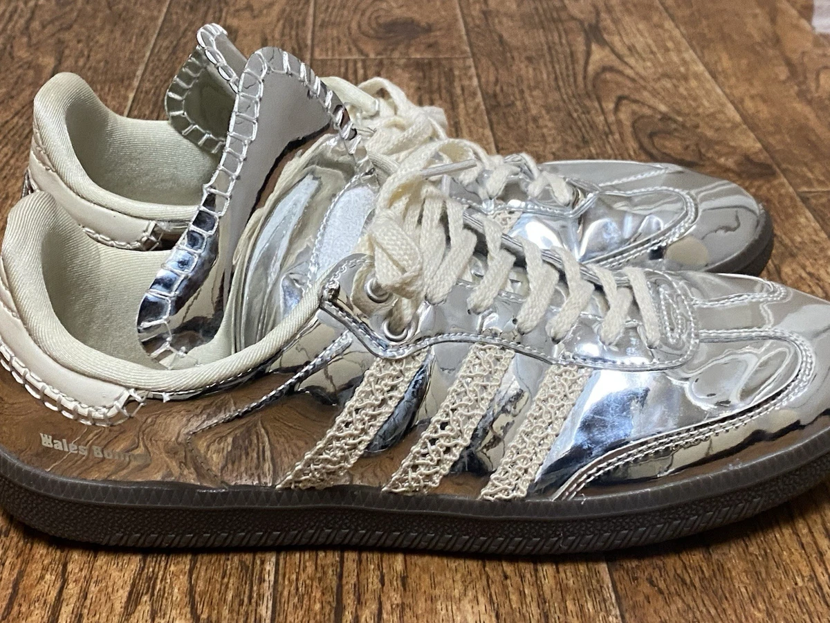 adidas gazelle silver green womens WB MN SAMBA METALLIC SILVER METALIC SNEAKER