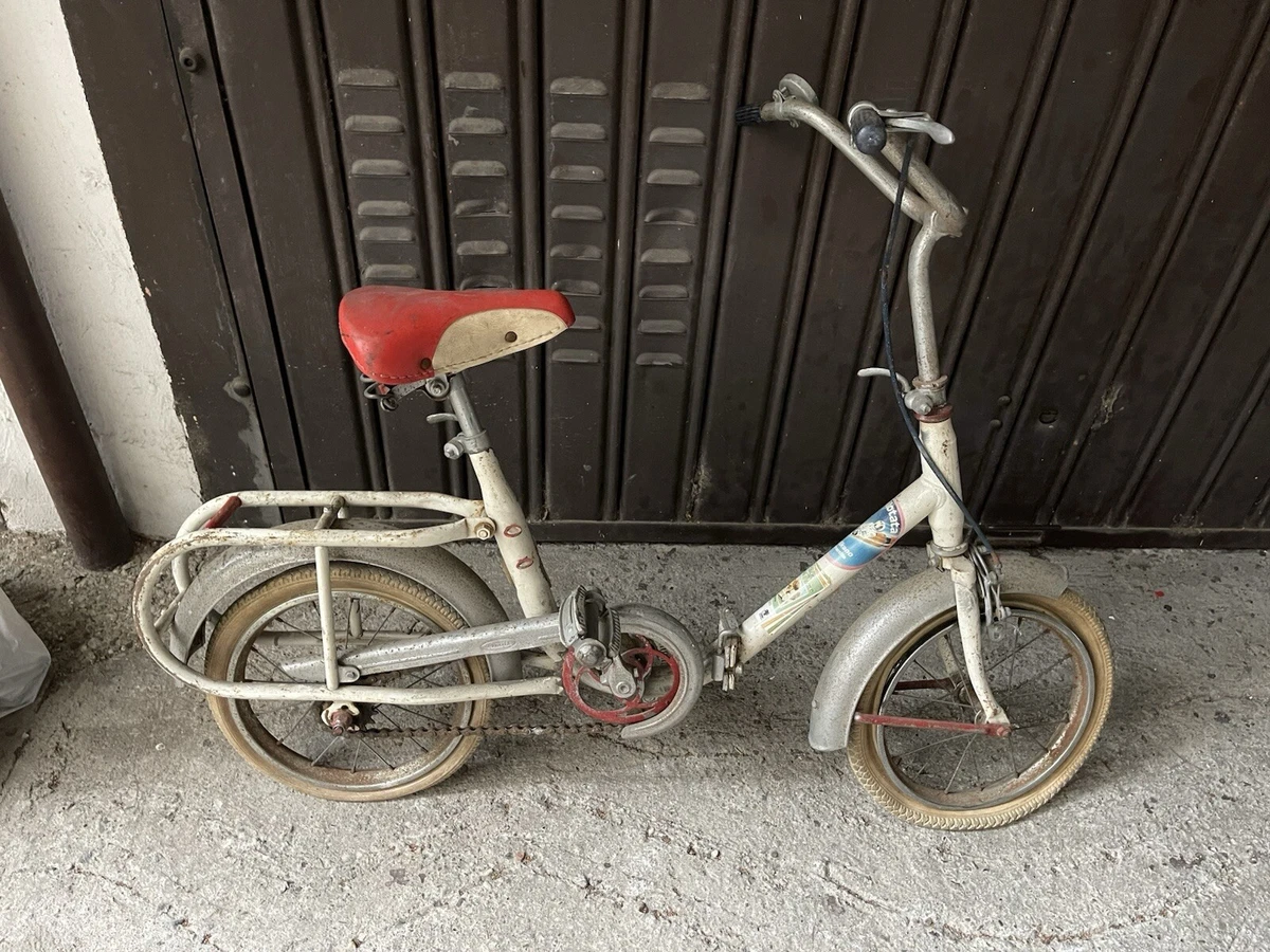 Bicicletta Graziella carnieli misura 12 freno pedale colore bianco Olmo Bianchi