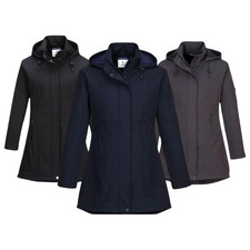 Portwest Carla Women's Jacket (3l) Long Coat Warmth Softshell Fleece Jacket Tk42