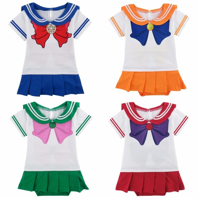 Halloween Infant Baby Girl Anime Usagi Sailor Moon Fancy Body Suit