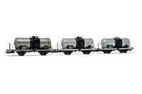 Rivarossi Spur H0 HR6517 Kesselwagen-Set Vzekk, 3 Wagen, Fs ,Ep.Iv, Ovp, Neu