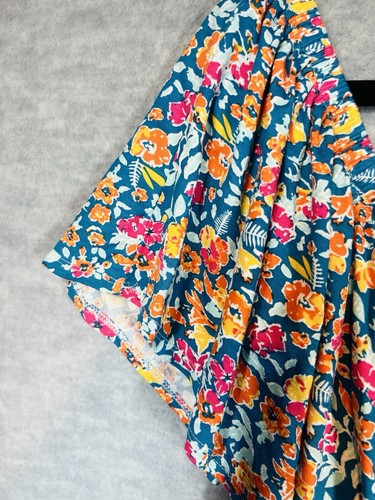 Lane Bryant Convertible Floral Maxi Dress 3X Colorful Boho Prairie Festival NWT - Picture 21 of 23
