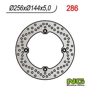 Disque de friction arrière en acier haute résistance 256x144mm pour Honda