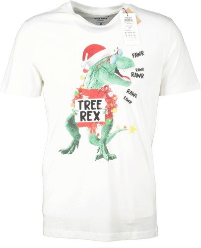 NEU! JACK & JONES Herren T-Shirt Gr. M offwhite