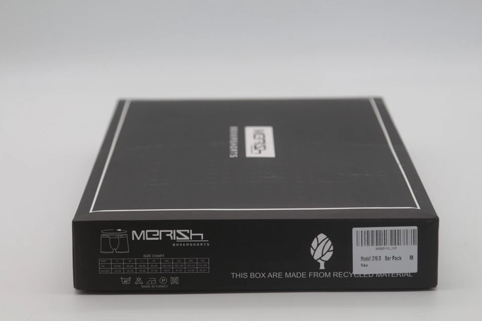 Merish Boxershorts 8er Box Unterhose Herren Männer Retro-Shorts modell 216D Gr M - Bild 3 von 3