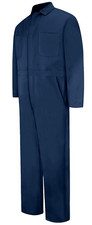 Red Kap MENS SNAP-UP WORK COVERALLS Work MECHANIC JUMP SUIT- 44R- REGULARLY 51 